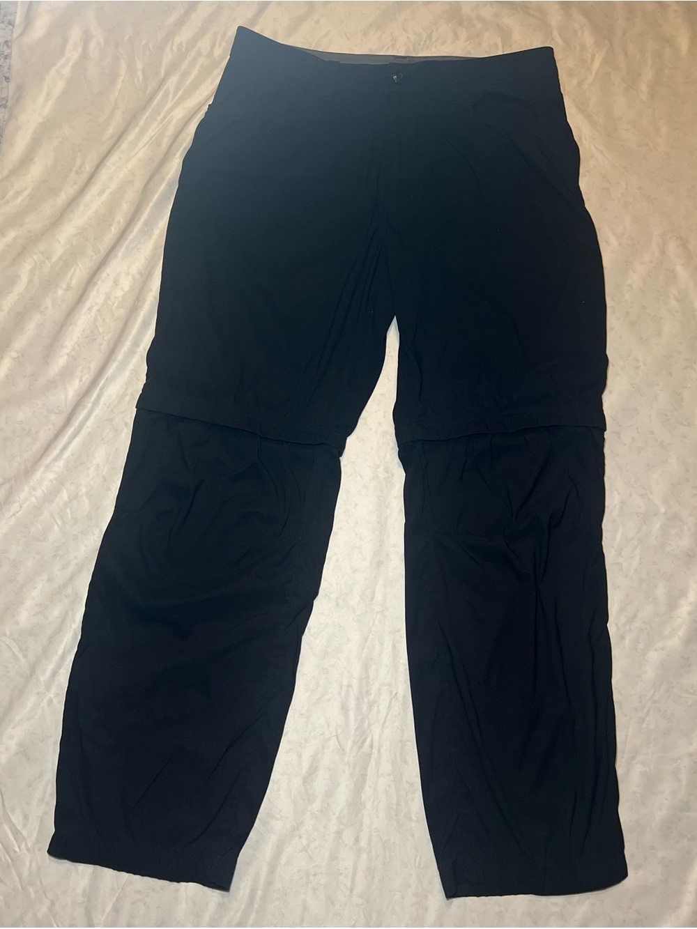Eddie Bauer Men’s Convertible Tech Pants, Black, W34 Inseam30